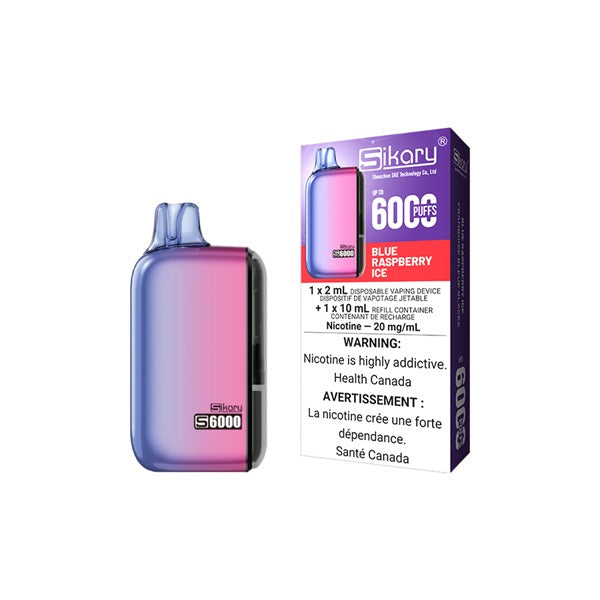 Sikary S6000 -  Blue Raspberry Ice,