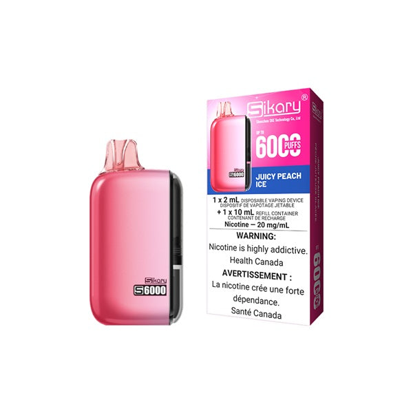 Sikary S6000 -  Juicy Peach Ice,