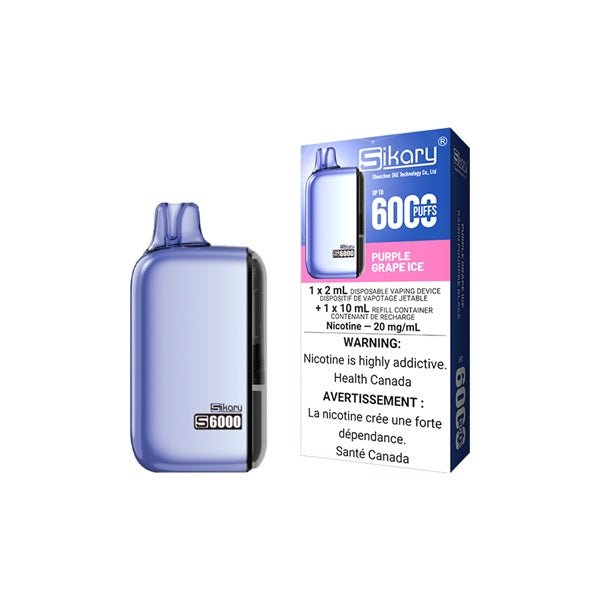 Sikary S6000 -  Purple Grape Ice,