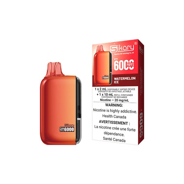 Sikary S6000 -  Watermelon Ice,