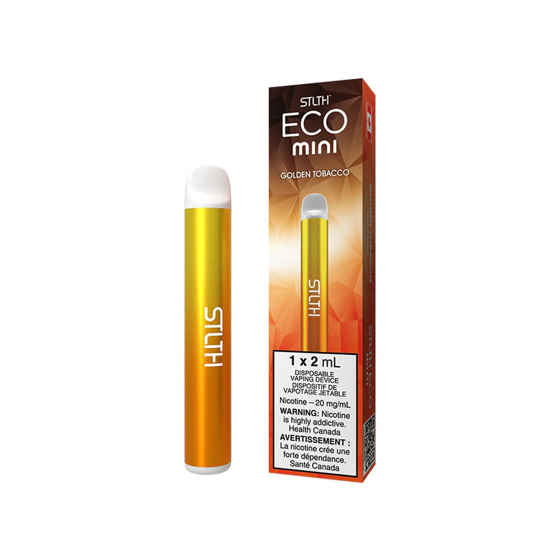 Golden Tobacco STLTH ECO Mini Disposable 2ml Vape