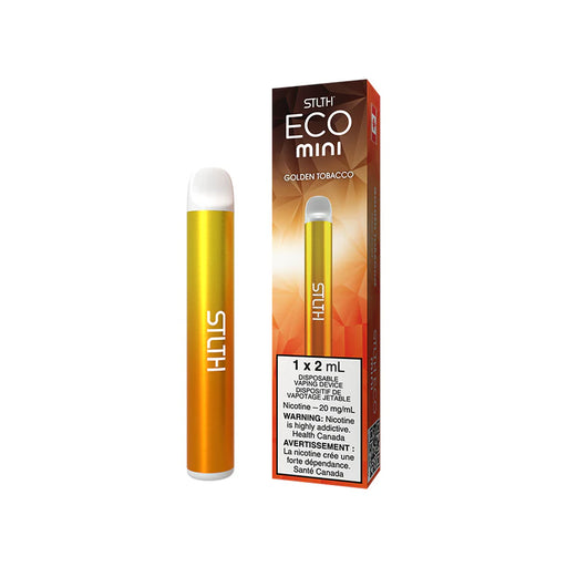 Golden Tobacco STLTH ECO Mini Disposable 2ml Vape
