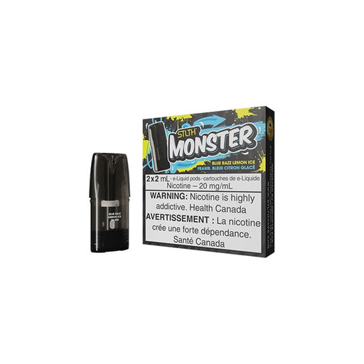 Stlth Monster Pods Blue Razz Lemon Ice