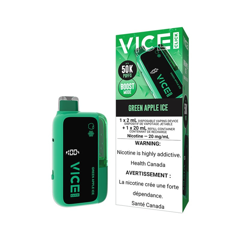 VICE Click Disposable - Green Apple Ice