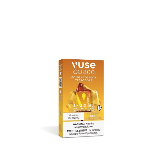Vuse Go 800 - Golden Tobacco Thunderbird Vapes Vuse Go 800 - Golden Tobacco Thunderbird Vapes