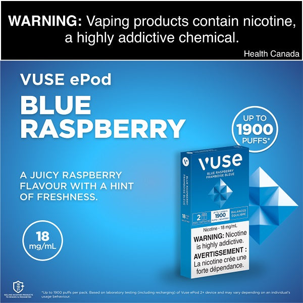 Vuse ePod - Blue Raspberry | Vancouver Vape Shops – Thunderbird Vapes