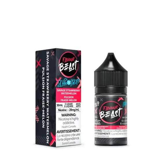 Flavour Beast SALTS - Savage Strawberry Watermelon Iced