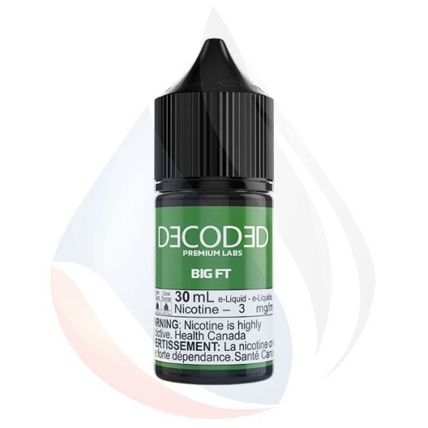 Big FT by DECODED Premium Labs E-Liquids | Vancouver Vape Shops   Thunderbird Vapes