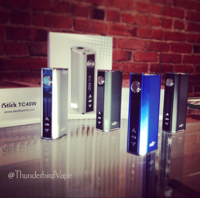 iStick TC40W - Temperature Control from Eleaf Thunderbird Vapes iStick TC40W - Temperature Control from Eleaf Thunderbird Vapes