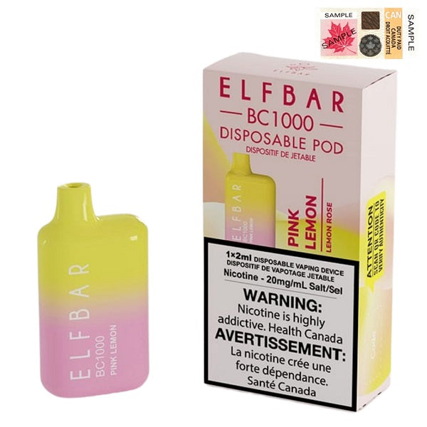 Elf Bar BC1000 Disposable Pink Lemon