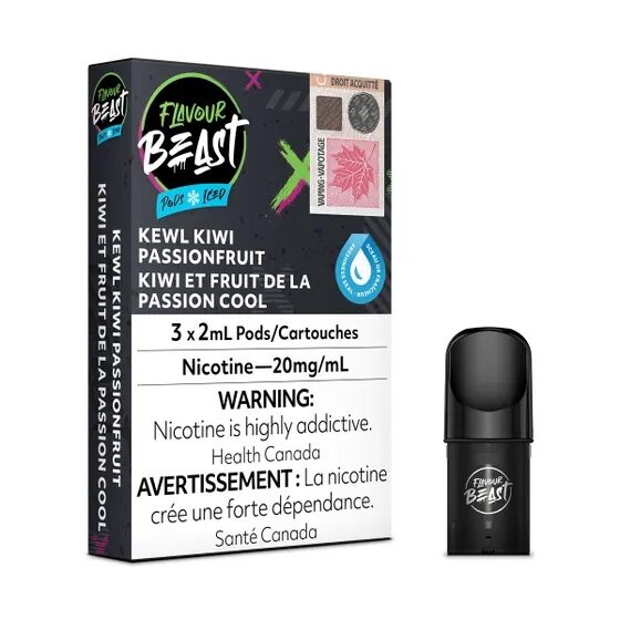 Flavour Beast Pods - Kewl Kiwi Passionfruit Iced