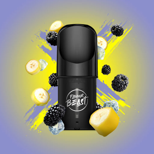 Flavour Beast Pods Blazin Banana Blackberry Iced