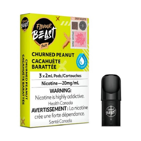 Flavour Beast Pods - Churned Peanut