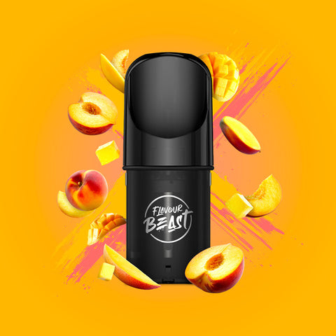 Flavour Beast Pods - Mad Mango Peach