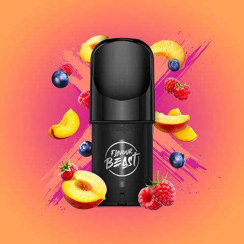 Flavour Beast Pods - Pop'n / Packin' Peach Berry