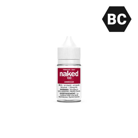 Naked100 Salt eLiquid American