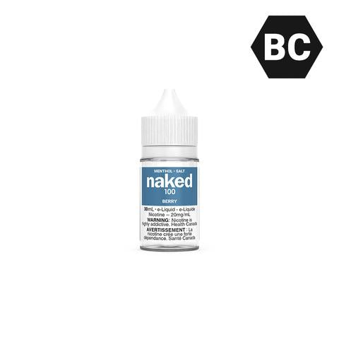 Naked100 Salt eLiquid Berry Menthol