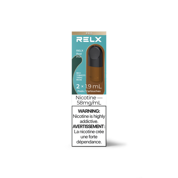 RELX Pro 1.9ml Pods - Rich Tobacco Thunderbird Vapes RELX Pro 1.9ml Pods - Rich Tobacco Thunderbird Vapes