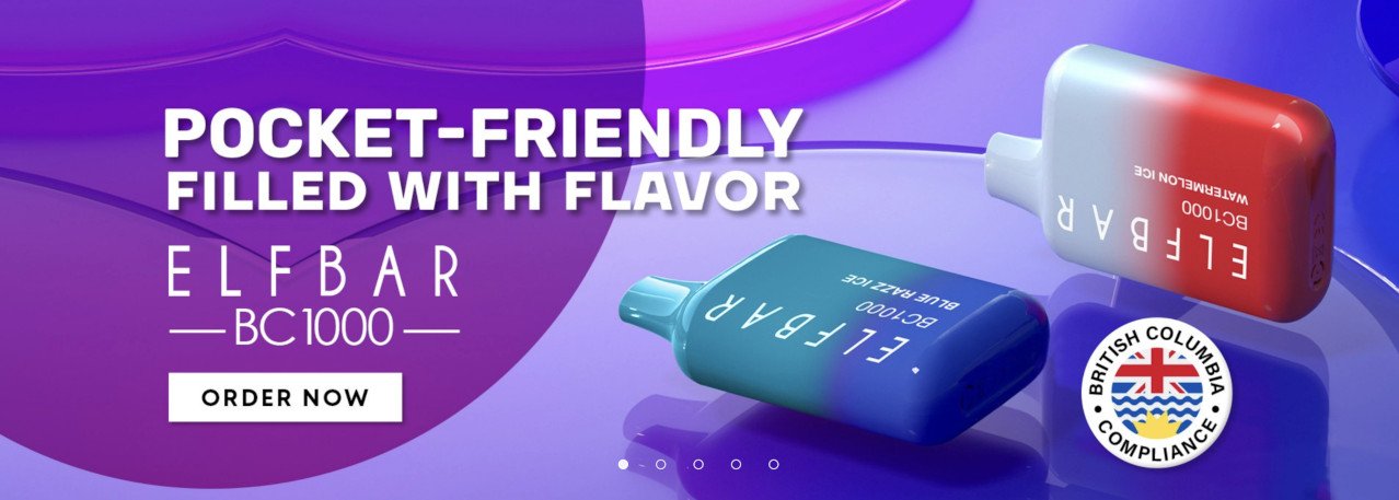 Vancouver Vape Shop Canada Elf Bar Disposables